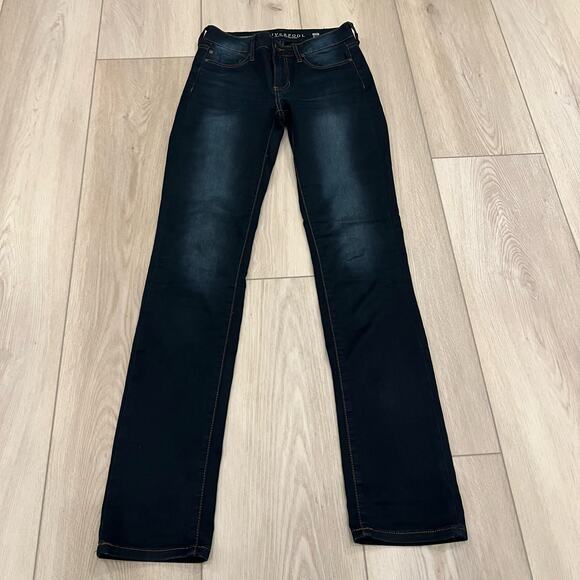 Liverpool Stitch Fix Women's Dark‎ Wash Straight Jean Size 0 Long - Picture 2 of 10